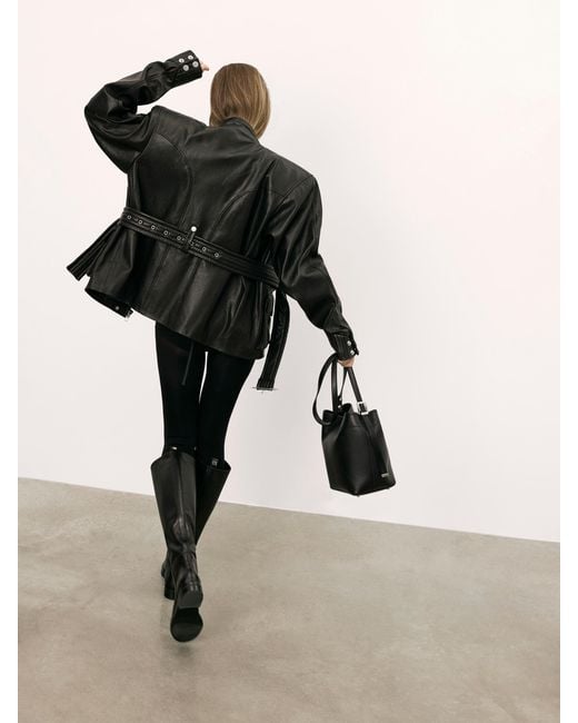 Kazar Black Schwarze Stiefel Aus Echtem Leder Mit Schaft Zum Hineinschlüpfen