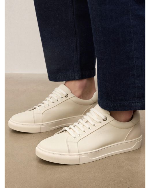 Kazar Naturleder Basic Sneakers in White für Herren