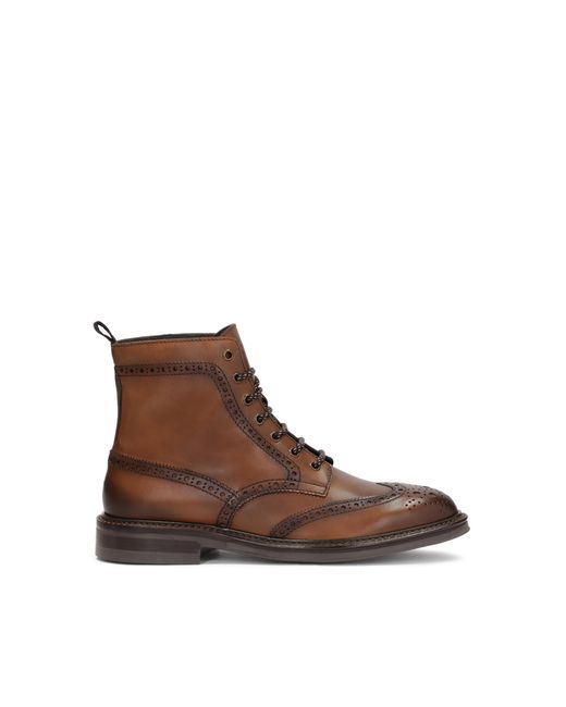 Bottes À Lacets Marron Avec Décoration Brogue Kazar pour homme en coloris Brown
