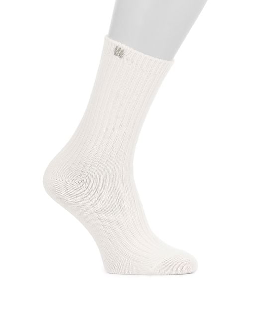 Kazar White Weiße Socken Aus Weicher Bambusfaser