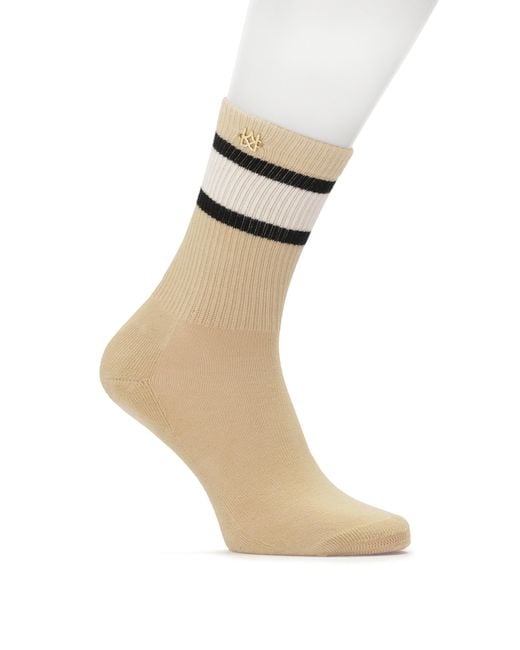 Chaussettes En Coton Ornées D&#039;Un Monogramme Doré Kazar en coloris White