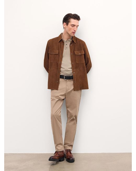 Cinturón Con Hebilla Plateada Kazar de hombre de color Black