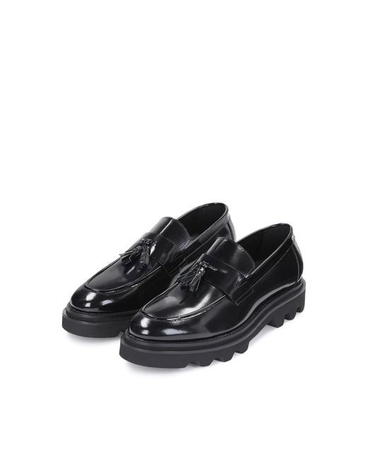 Mocassins En Cuir Pour Hommes Avec Semelle De Randonnée Kazar pour homme en coloris Black