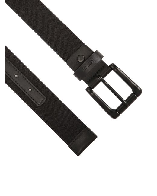 Cinturón De Tela Kazar de hombre de color Black