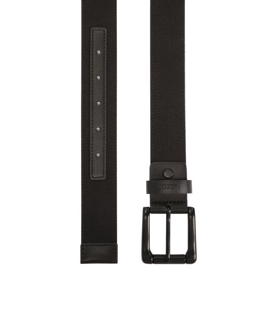 Cinturón De Tela Kazar de hombre de color Black