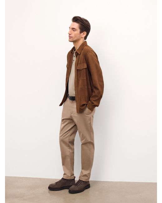 Cinturón Con Hebilla Plateada Kazar de hombre de color Black