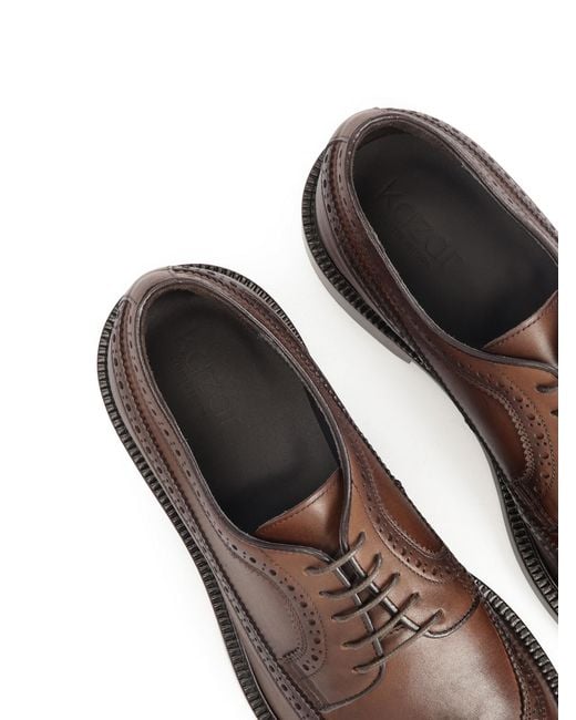 Kazar Elegante Brogue-Schuhe Aus Braunem Leder Für Männer in Brown für Herren