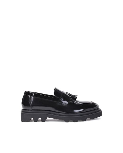 Mocassins En Cuir Pour Hommes Avec Semelle De Randonnée Kazar pour homme en coloris Black