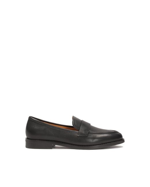 Mocasines Negros De Estilo Minimalista Kazar de color White