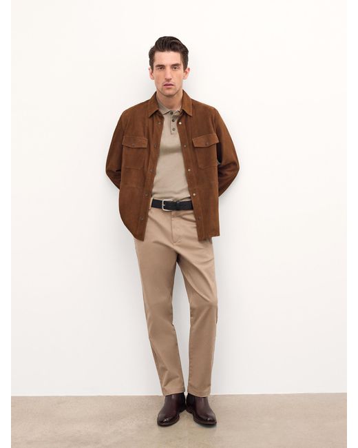 Cinturón Con Hebilla Plateada Kazar de hombre de color Black