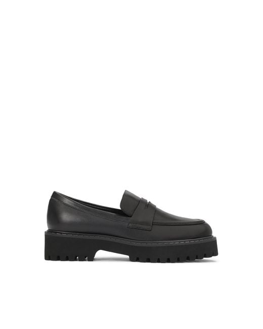 Kazar Black Freizeitschuhe Aus Leder Mit Dicker Sohle Zum Hineinschlüpfen