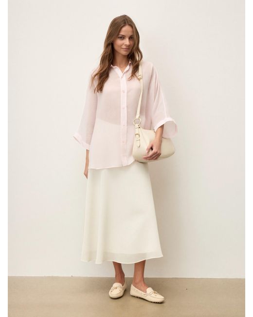 Kazar Natural Klassische Leder-Mokassins Mit Zehensteg