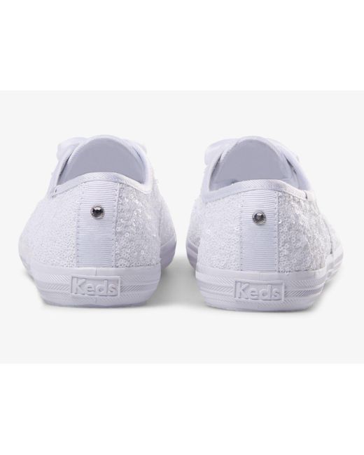 Keds Champion Sequins Sneaker in White | Lyst