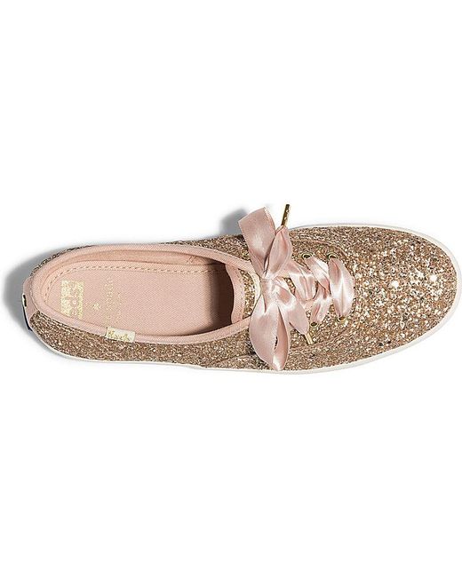 keds kate spade gold glitter