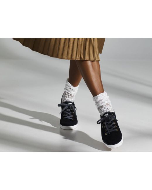 keds black suede