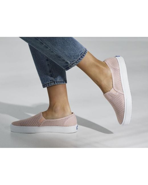 Keds double decker slip on taupe Clearance