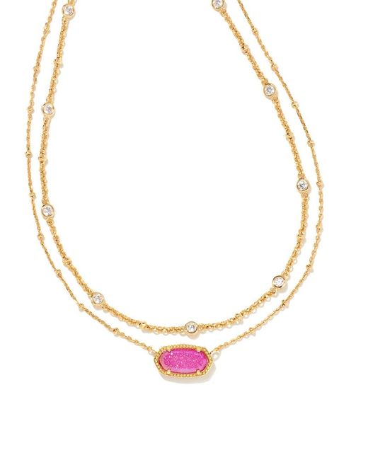 Kendra Scott Brooke Multi Strand Necklace in Silver | The Summit at Fritz  Farm