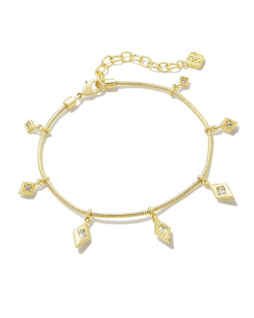 Kendra Scott Metallic Kinsley Gold Delicate Chain Bracelet