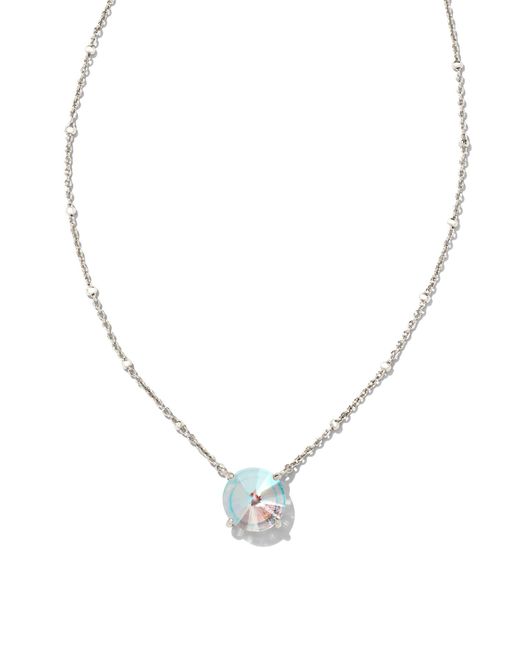 Kendra Scott Jolie Silver Pendant Necklace in Metallic Lyst