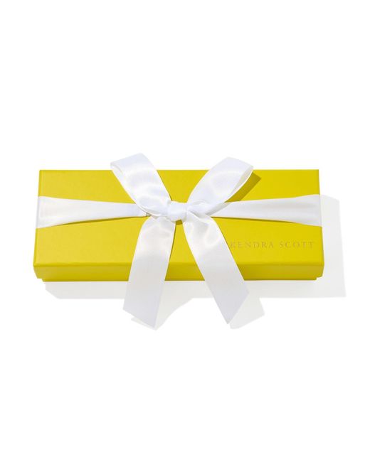 Kendra Scott Yellow Elisa Gold Gift Set Of 2