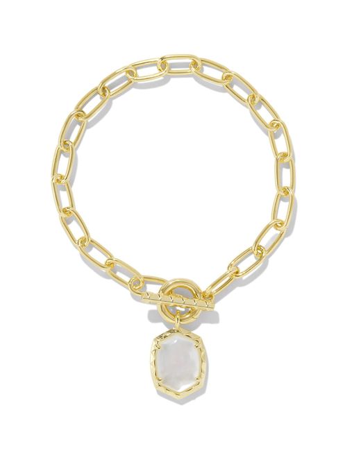 Kendra Scott Metallic Daphne Gold Link And Chain Bracelet
