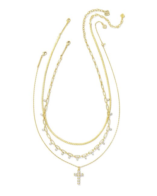 Beautiful Kendra Scott gold cross necklace | Gold cross necklace, Gold cross,  Cross necklace