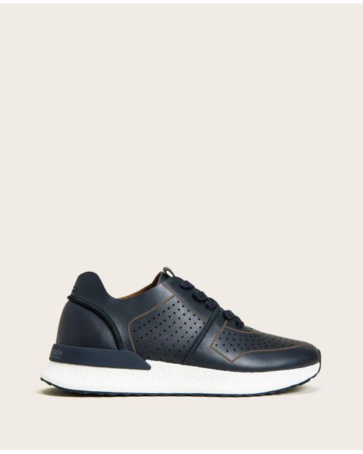 Kenneth Cole Gentle Souls | Laurence Leather Jogger Sneaker In Navy ...