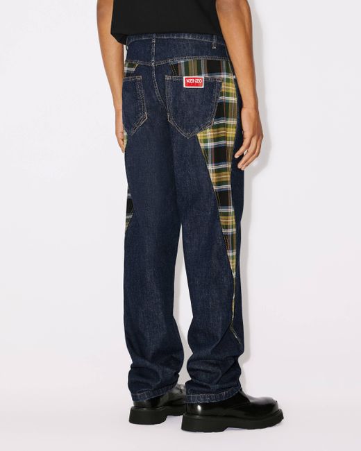 Baggy patchwork shop trucker