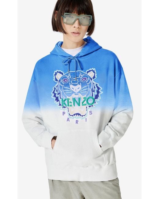 KENZO Hooded Gradient Tiger Sweatshirt for Men | Lyst