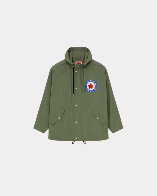 KENZO ' Target' Bat-wing Windcheater in Green for Men | Lyst UK