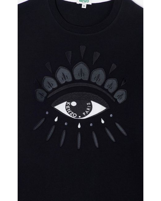 kenzo eye sweatshirt black
