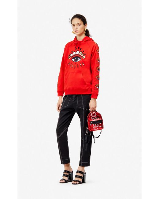 Red clearance eye hoodie
