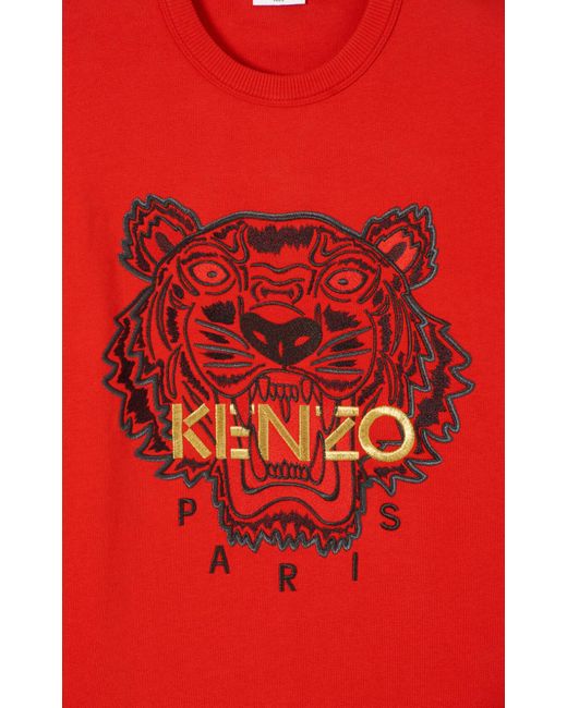 kenzo red tiger sweatshirt