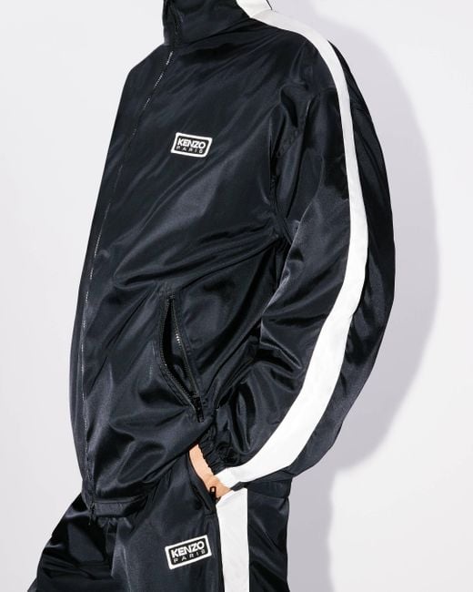 KENZO bicolor Paris Tracksuit Top in Blue for Men Lyst UK