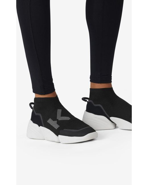 KENZO K-Sock Sneaker ohne Schnürsenkel mit K-Logo in Schwarz | Lyst AT