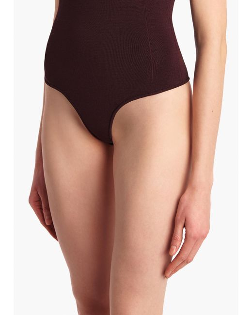 Khaite Purple Toto Bodysuit