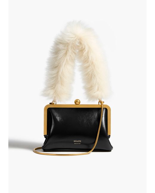 Khaite White Small Lilith Evening Bag