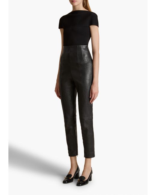 Khaite Black Lenn Pant