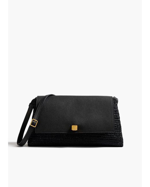Khaite Black Audrey Crossbody Bag