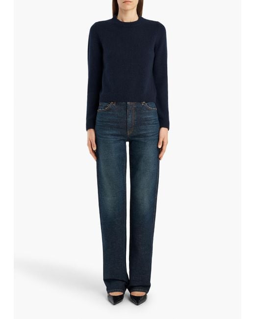 Khaite Blue Danielle Stretch Jean