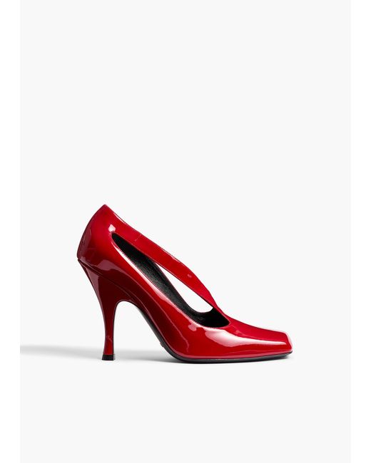 Khaite Red Eva Asymmetric Pump