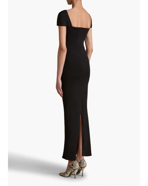 Khaite Black Basile Dress