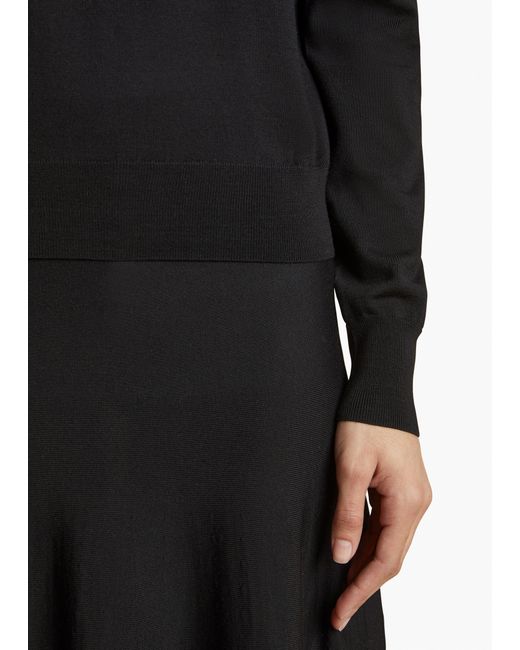 Khaite Black Senta Top