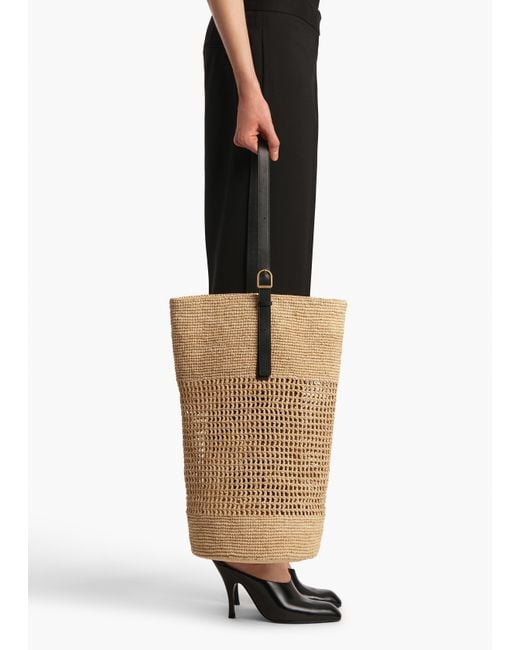Khaite White Billie Bucket Bag