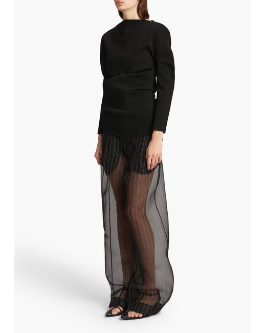 Khaite Black Lenton Pant