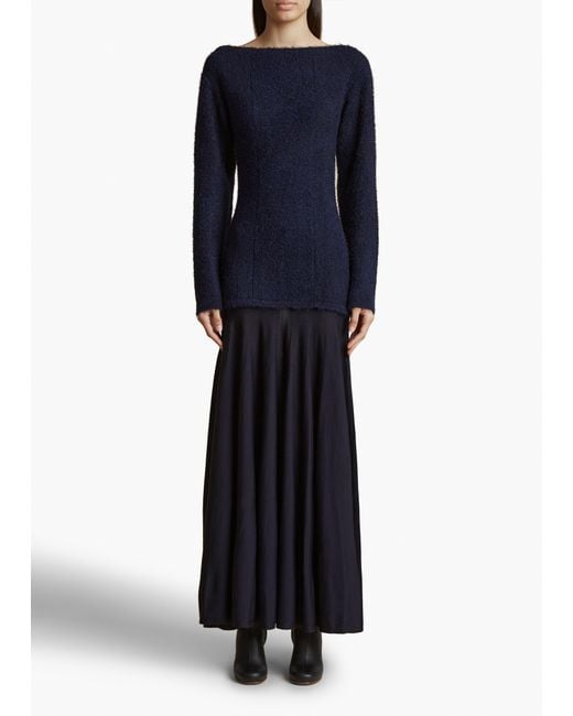 Khaite Blue Xenia Dress