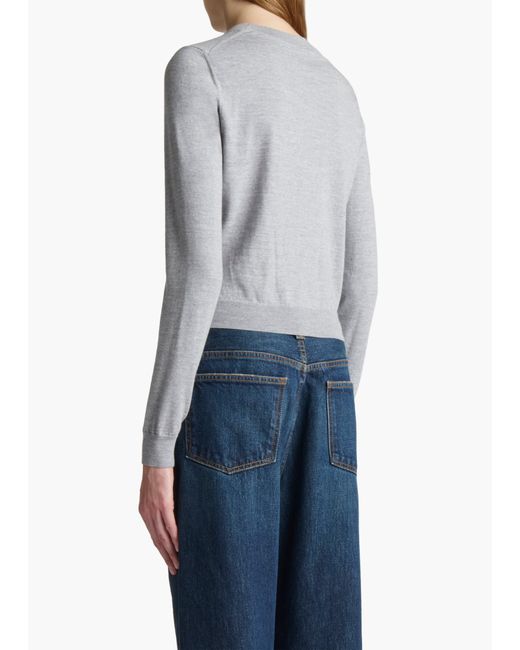 Khaite Gray Leta Sweater