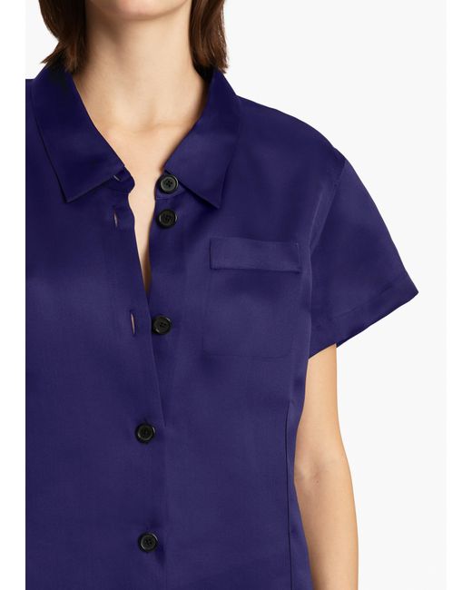 Khaite Blue Keefe Top