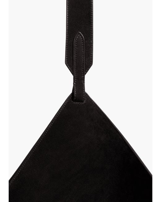 Khaite Black Medium Lotus Tote
