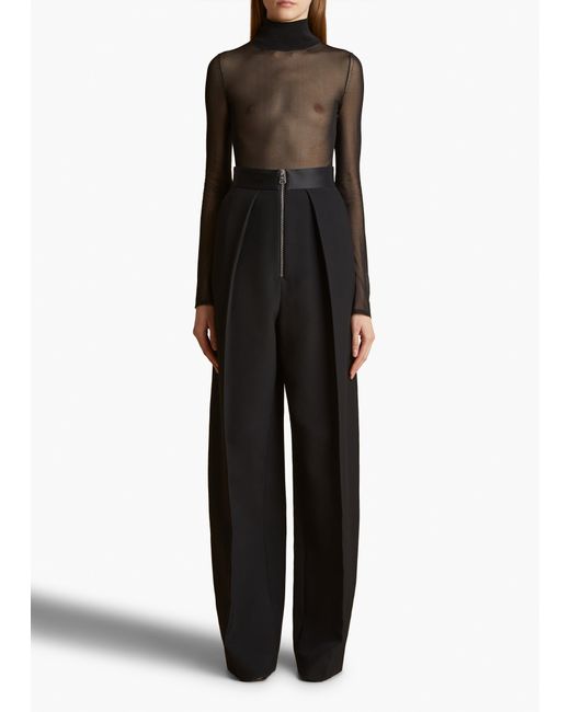 Khaite Gray Tallin Bodysuit